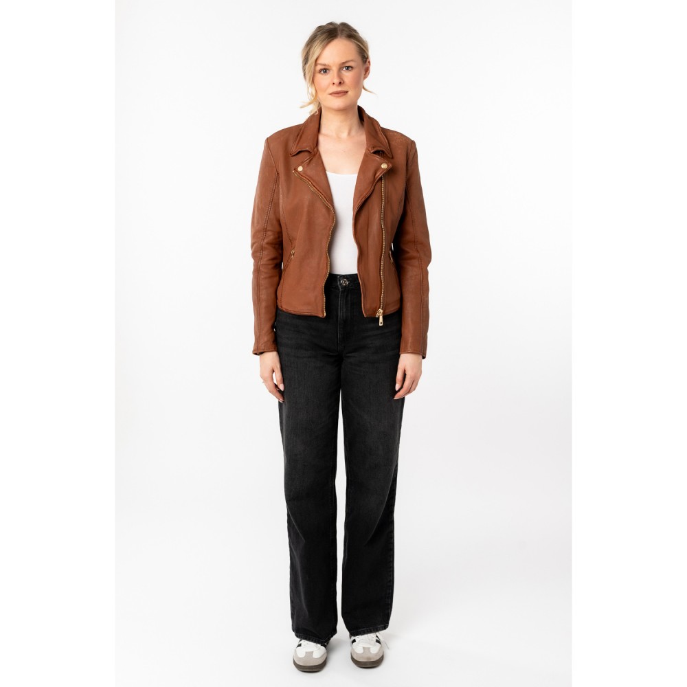 Kurtka skórzana damska Mauritius Whiskey MWInessa - readytowear