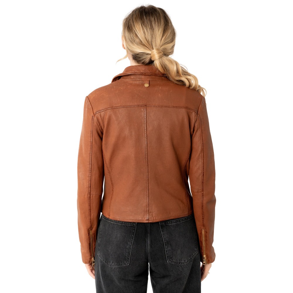 Kurtka skórzana damska Mauritius Whiskey MWInessa