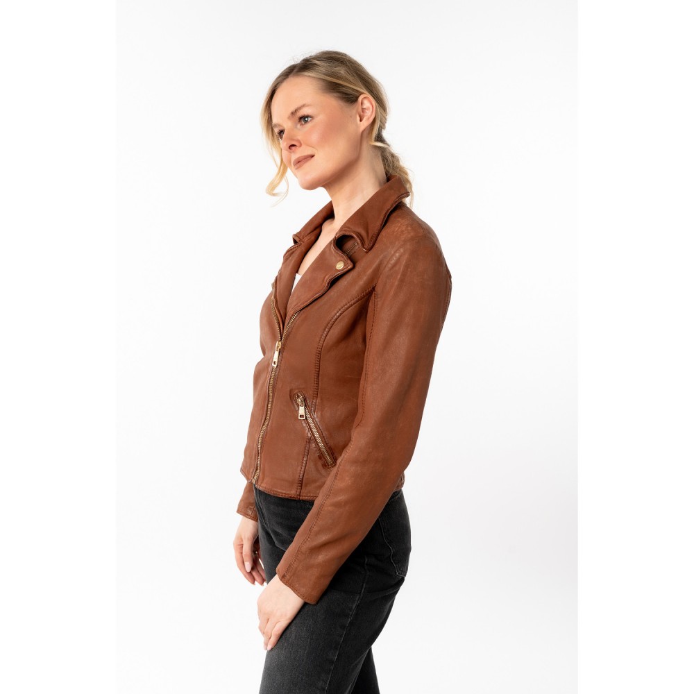 Kurtka skórzana damska Mauritius Whiskey MWInessa - readytowear