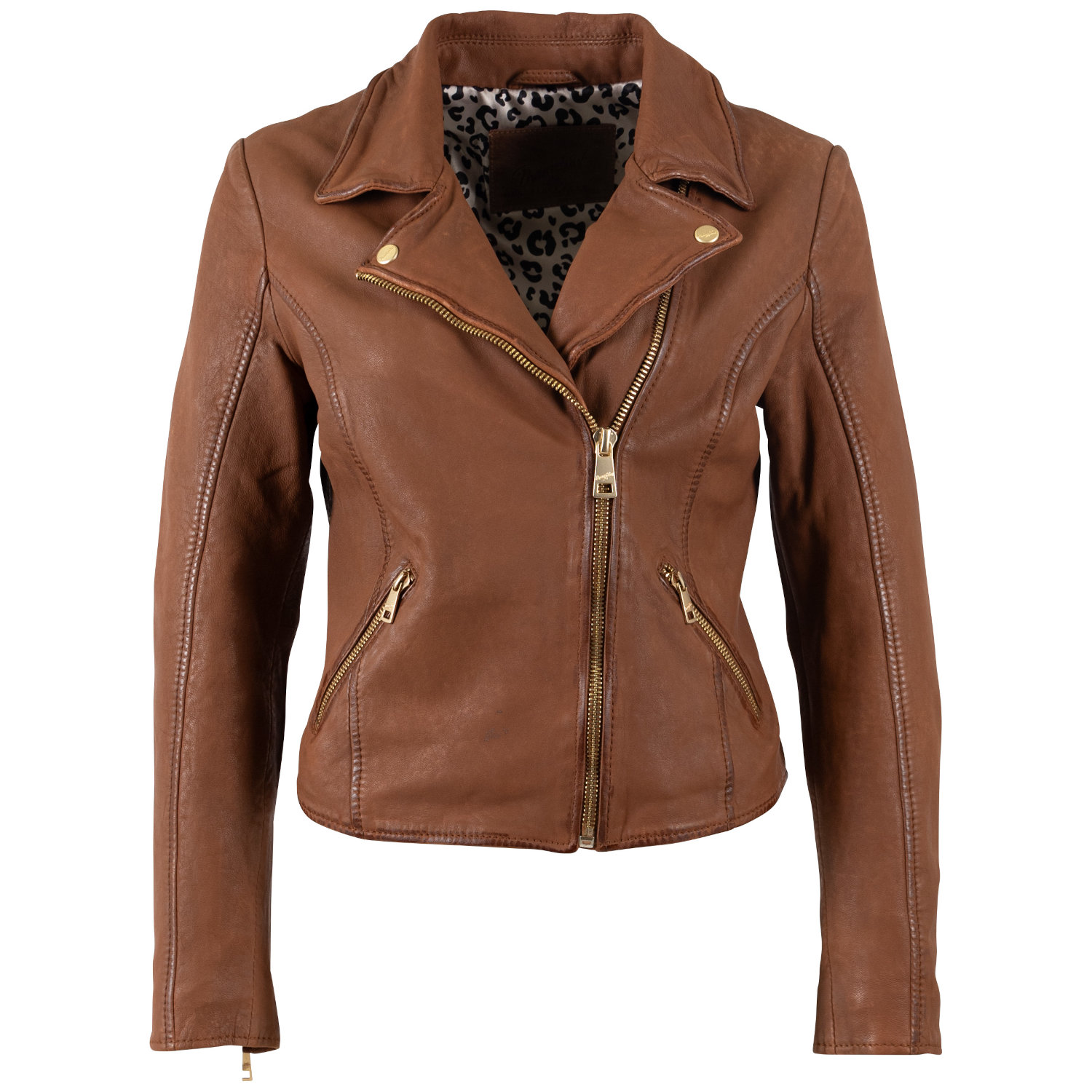 Kurtka skórzana damska Mauritius Whiskey MWInessa – Kurtki skórzane