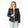Damski skórzany płaszcz Mauritius antracytowy MWIske - readytowear