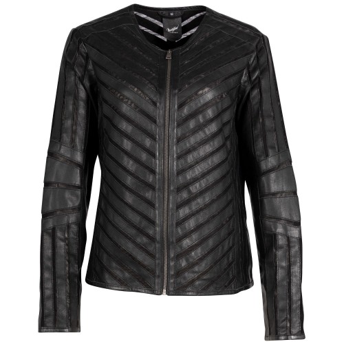 Kurtka skórzana damska Mauritius Czarna MWJaela