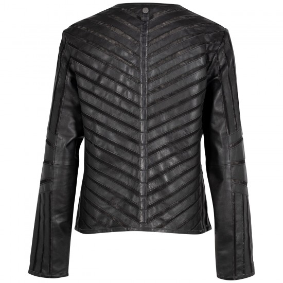 Kurtka skórzana damska Mauritius Czarna MWJaela