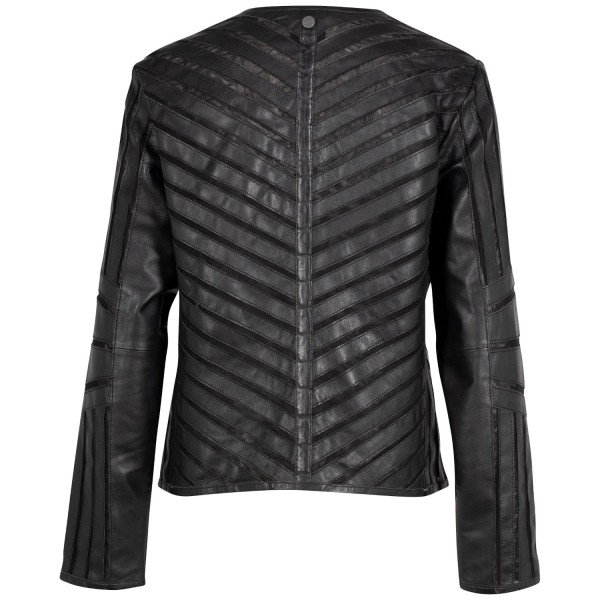 Kurtka skórzana damska Mauritius Czarna MWJaela