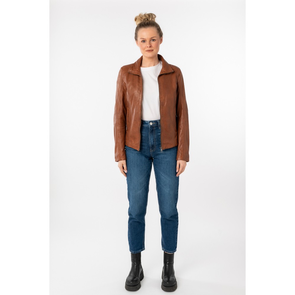 Kurtka skórzana damska Mauritius Whiskey MWJolah - readytowear