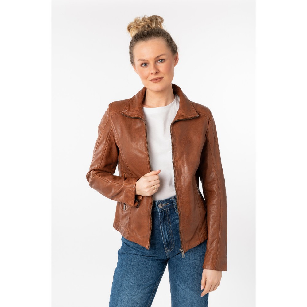 Kurtka skórzana damska Mauritius Whiskey MWJolah - readytowear