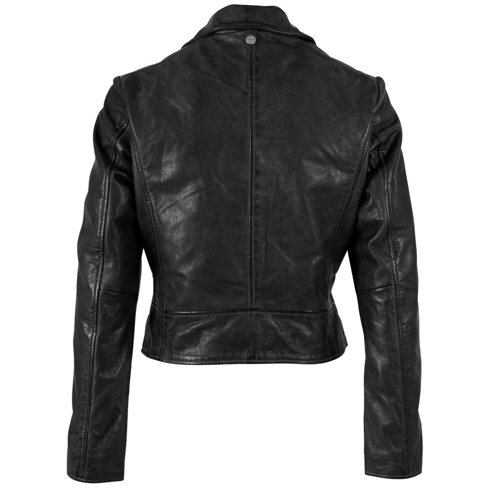 Kurtka skórzana damska Mauritius Czarna MWKalea