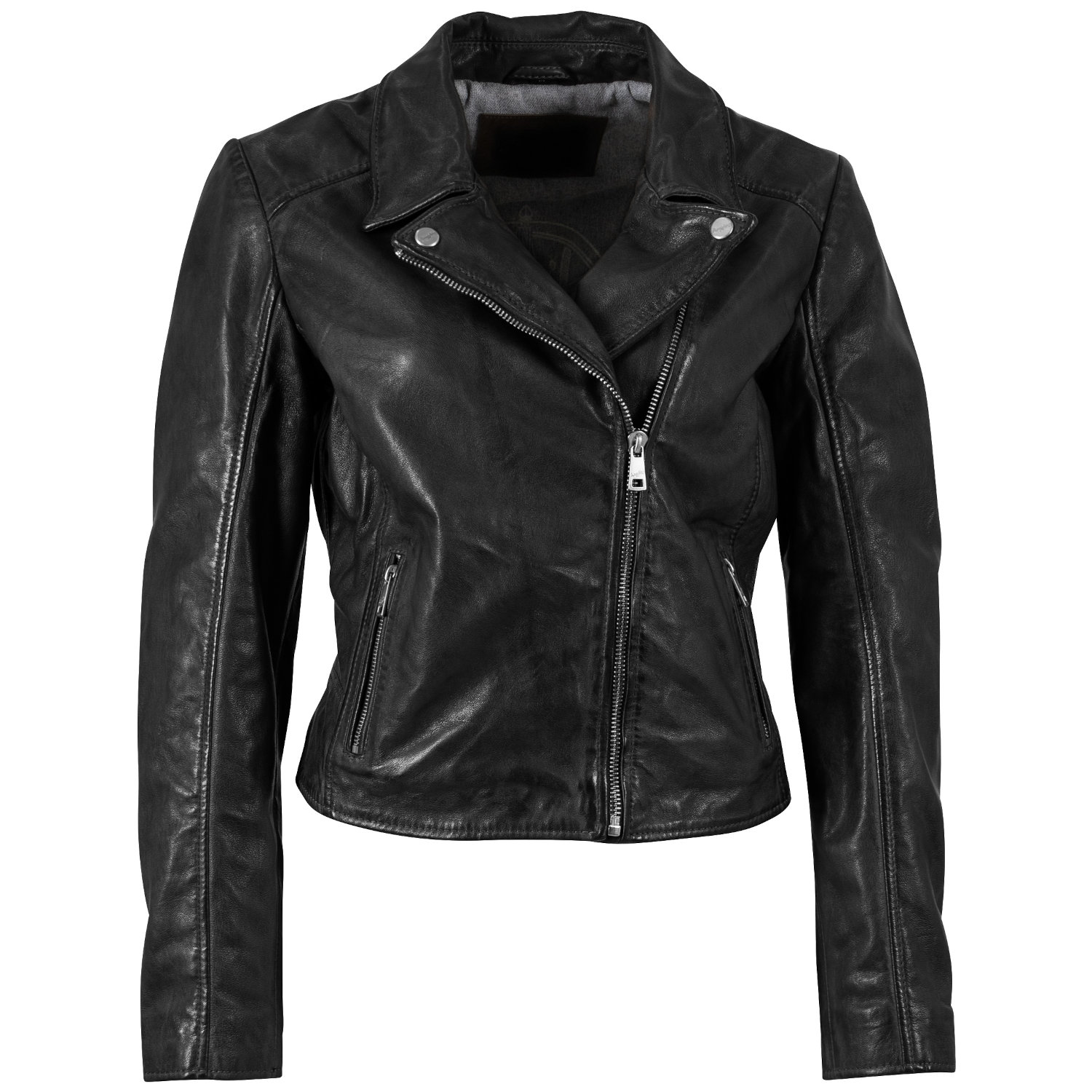 Kurtka skórzana damska Mauritius Czarna MWKalea – Kurtki skórzane