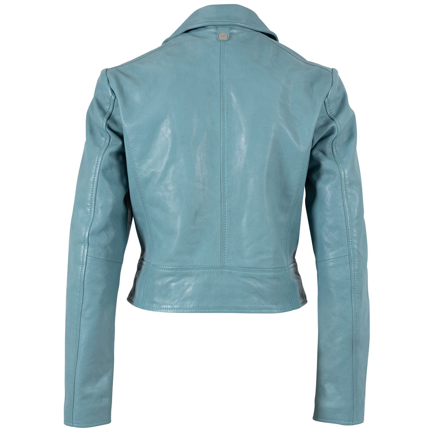 Kurtka skórzana damska Mauritius Jasnoturkusowa MWKalea – Kurtki skórzane