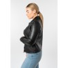 Kurtka skórzana damska Mauritius Czarna MWKaroh - readytowear