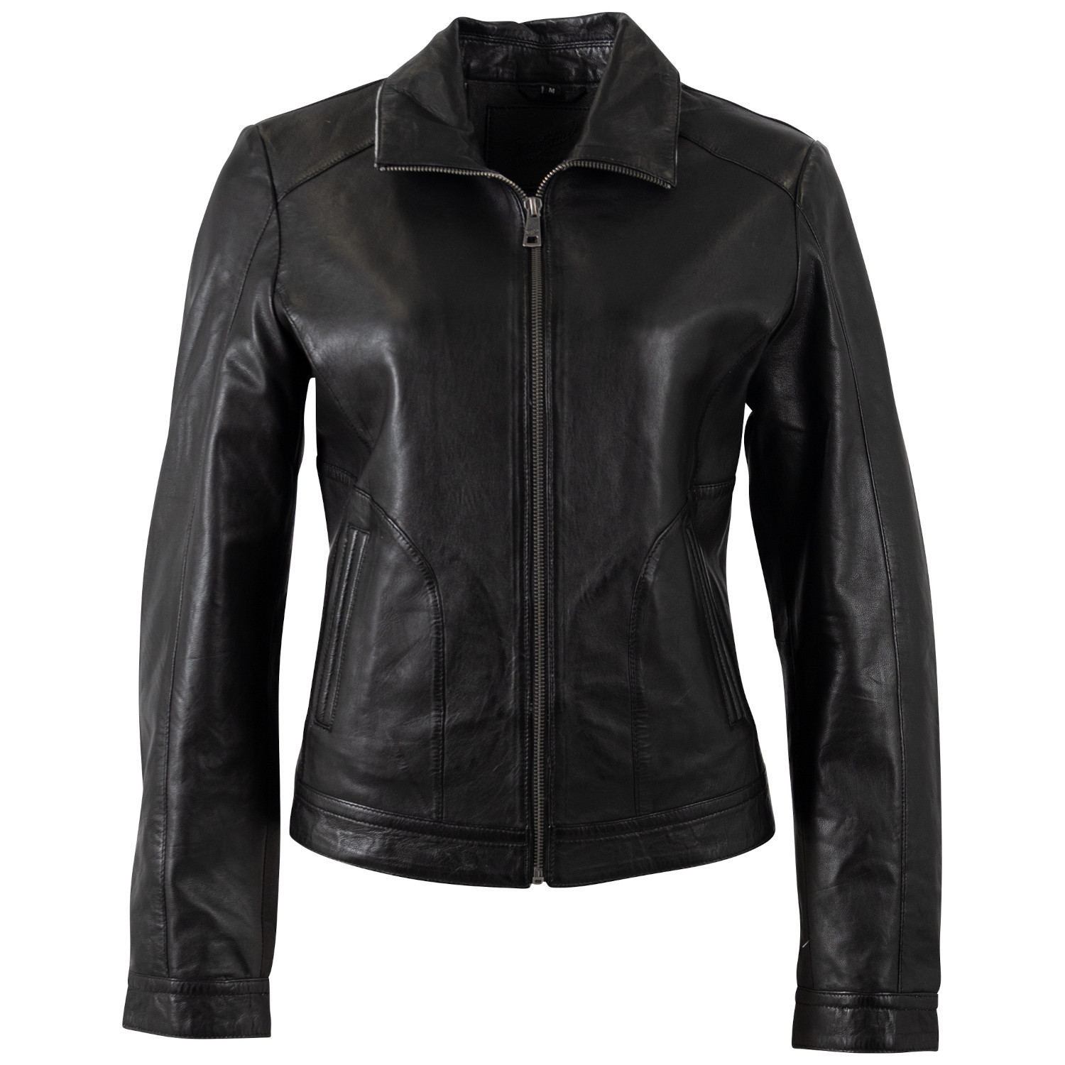 Kurtka skórzana damska Mauritius Czarna MWKaroh – Kurtki skórzane