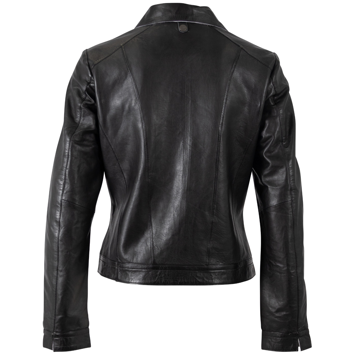 Kurtka skórzana damska Mauritius Czarna MWKaroh – Kurtki skórzane