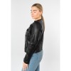 Kurtka skórzana damska Mauritius Czarna MWLefeu - readytowear