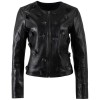Kurtka skórzana damska Mauritius Czarna MWLefeu – Kurtki skórzane