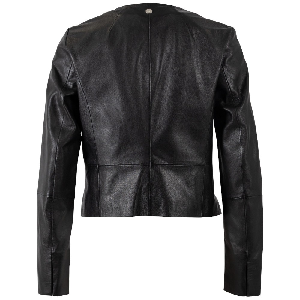 Kurtka skórzana damska Mauritius Czarna MWLelia - readytowear