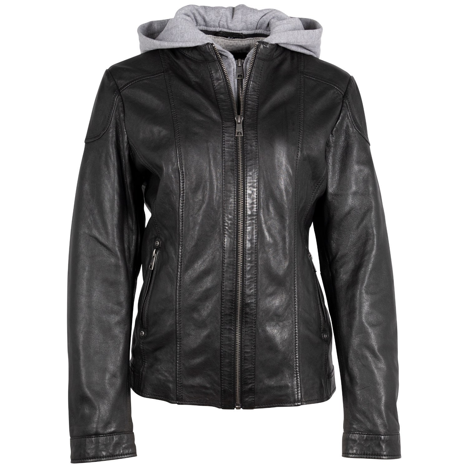 Kurtka skórzana damska Mauritius Czarna MWLezia – Kurtki skórzane