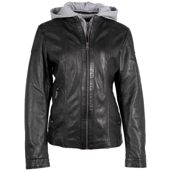 Kurtka skórzana damska Mauritius Czarna MWLezia