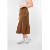Długa skórzana spódnica damska Mauritius Ciemny kamel MWLielle