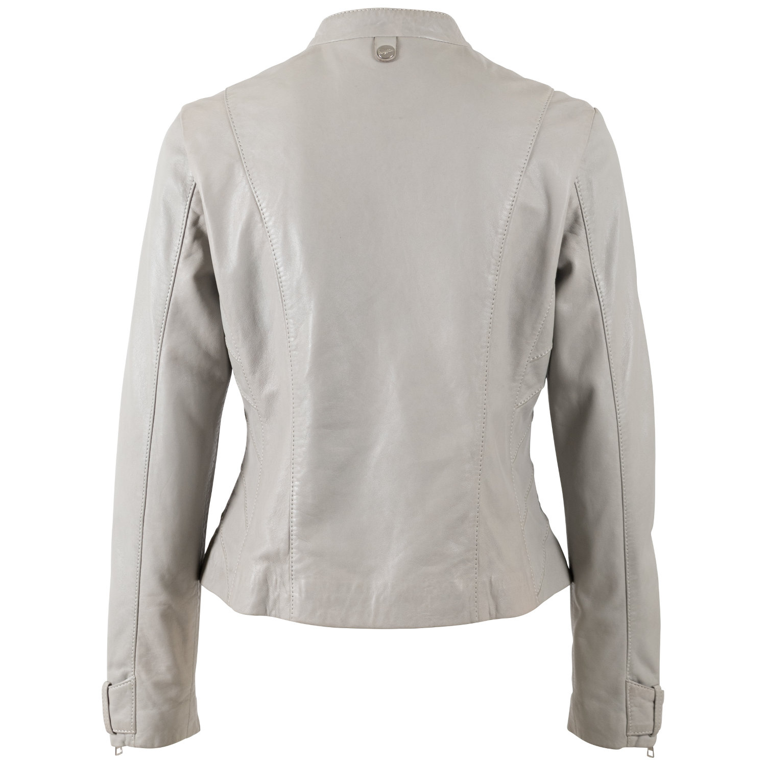 Kurtka skórzana damska Mauritius srebrnoszara MWLiliana – Kurtki skórzane