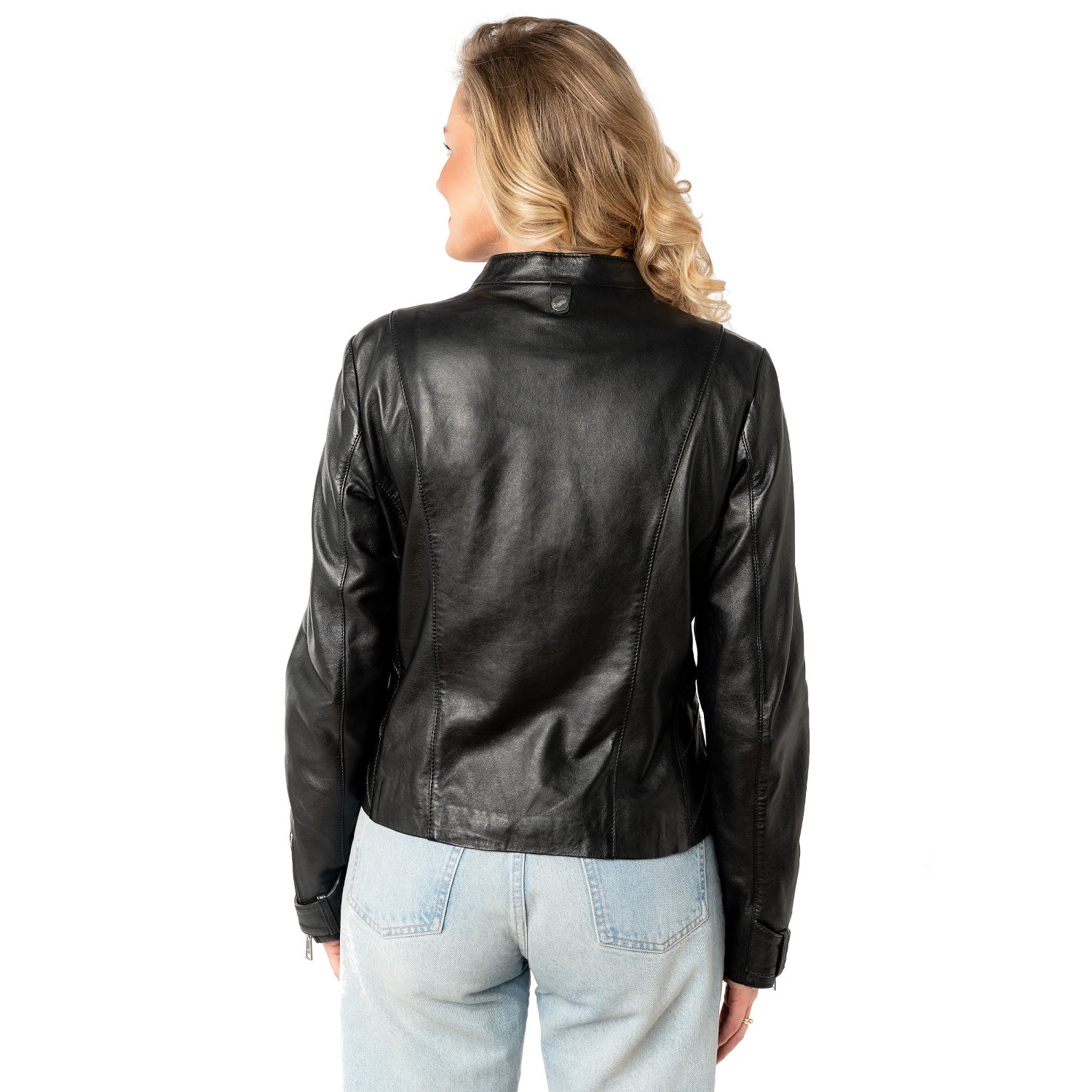 Kurtka skórzana damska Mauritius Czarna MWLiliana – Kurtki skórzane