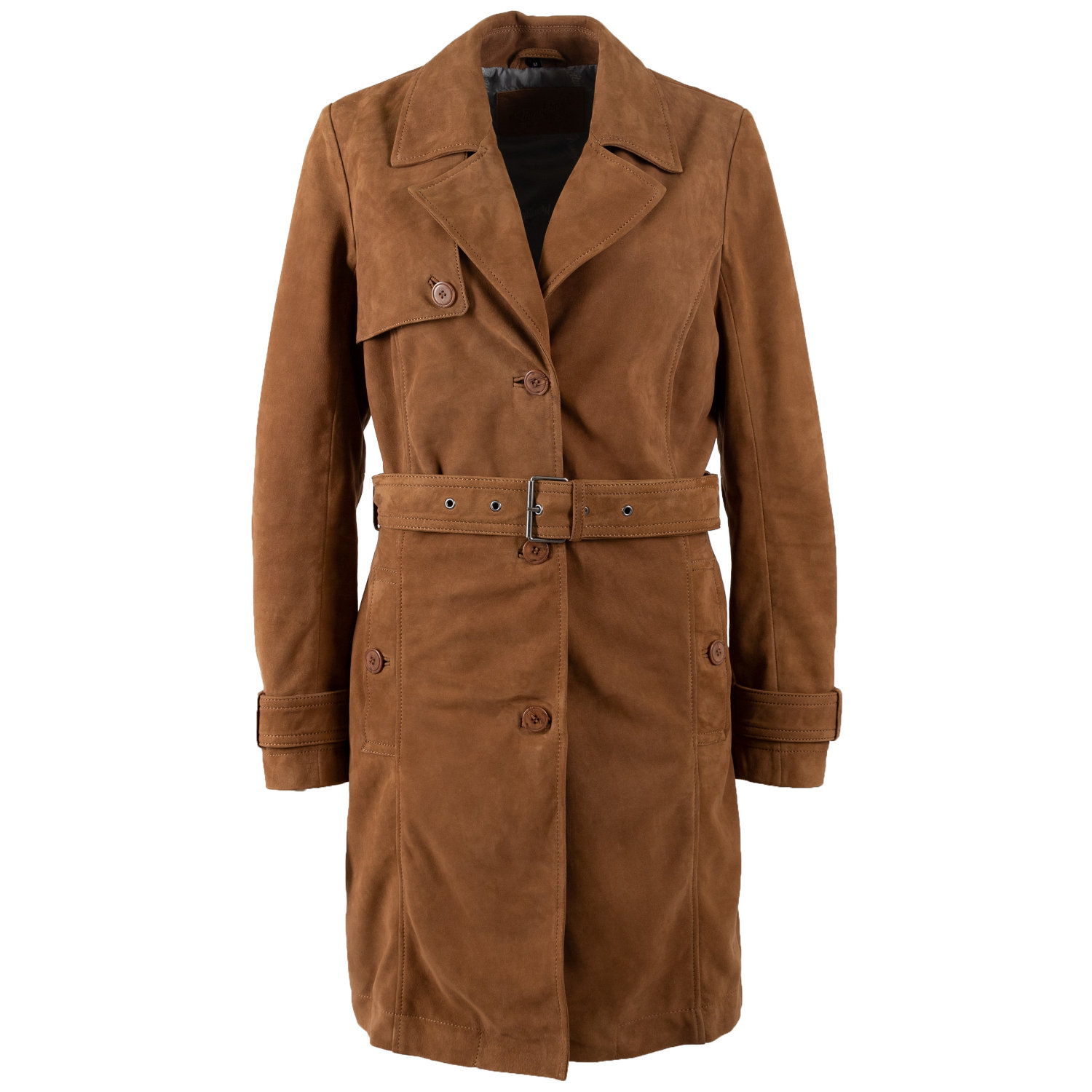 Długa skórzana kurtka damska Mauritius Cognac MWLilithy – Kurtki skórzane