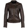 Kurtka skórzana damska Mauritius Vintage Brown MWLiluh – Kurtki skórzane
