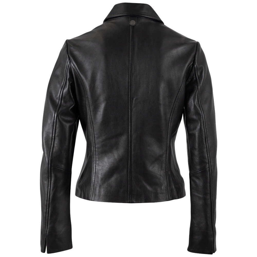 Kurtka skórzana damska Mauritius Czarna MWLoana - readytowear