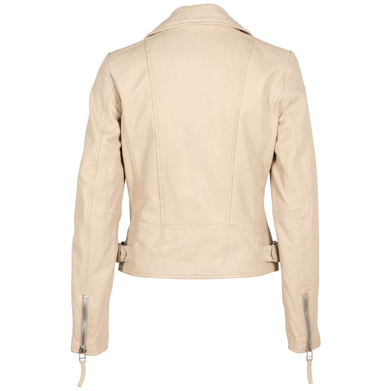 Kurtka skórzana damska Mauritius Off White MWLouzia – Kurtki skórzane