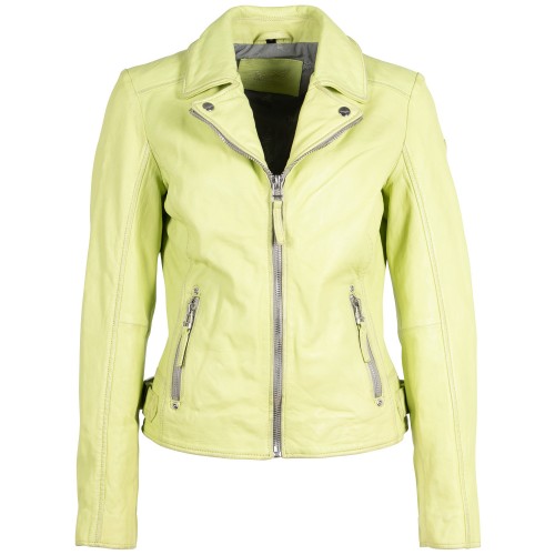 Kurtka skórzana damska Mauritius Lime Green MWLouzia