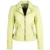 Kurtka skórzana damska Mauritius Lime Green MWLouzia – Kurtki skórzane