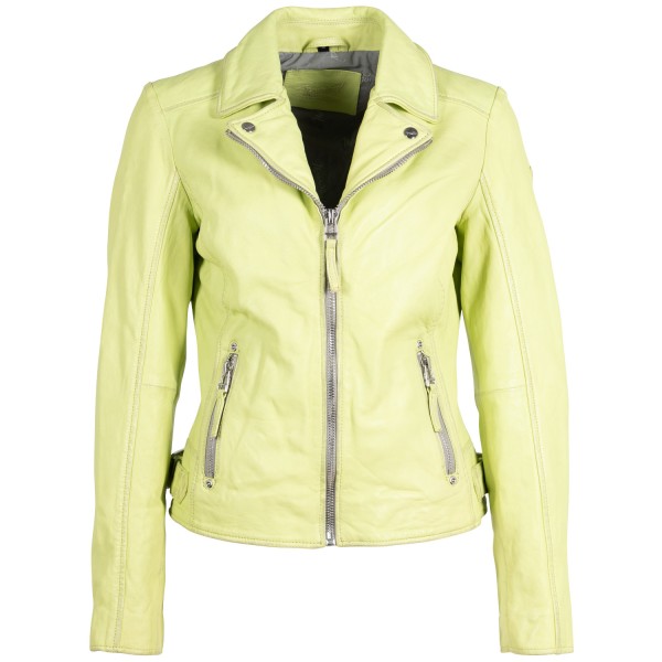 Kurtka skórzana damska Mauritius Lime Green MWLouzia