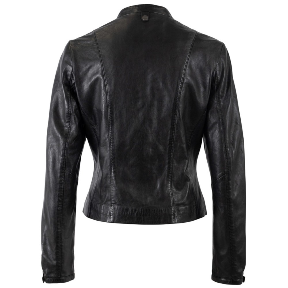 Kurtka skórzana damska Mauritius Czarna MWLuena