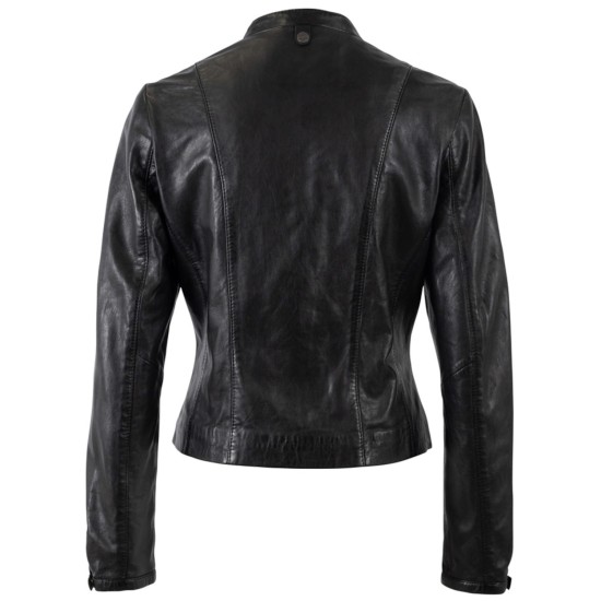 Kurtka skórzana damska Mauritius Czarna MWLuena