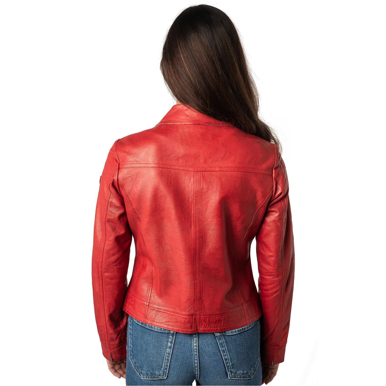 Kurtka skórzana damska Mauritius czerwona MWLusan – Kurtki skórzane Kurtka skórzana damska Mauritius czerwona MWLusan – Kurtki skórzane