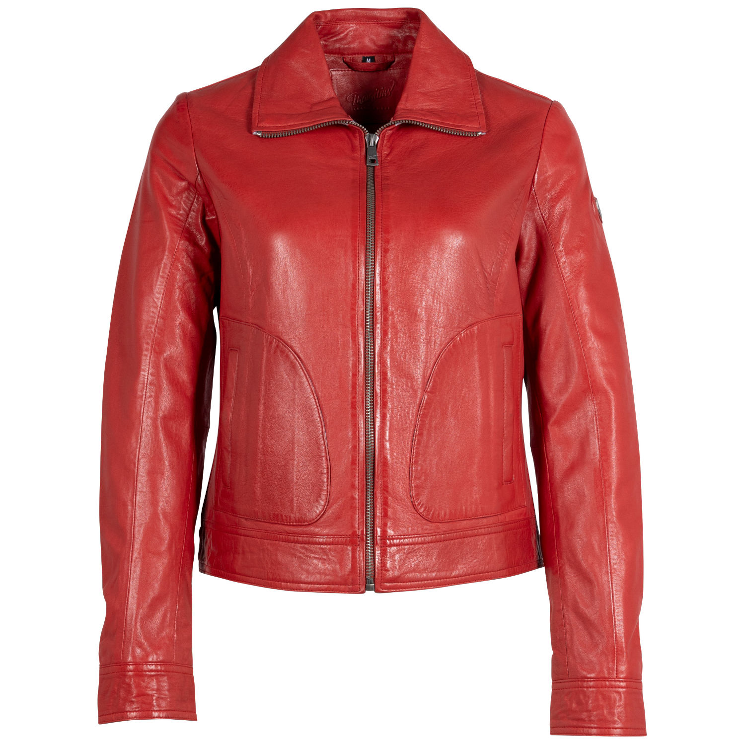 Kurtka skórzana damska Mauritius czerwona MWLusan – Kurtki skórzane Kurtka skórzana damska Mauritius czerwona MWLusan – Kurtki skórzane