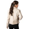 Kurtka skórzana damska Mauritius kość słoniowa biała MWLylli – Kurtki skórzane