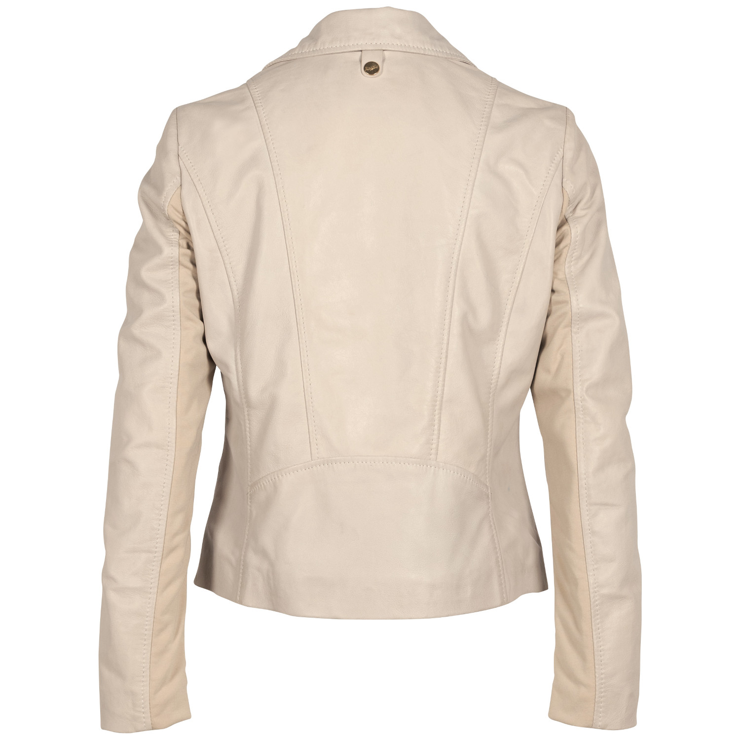 Kurtka skórzana damska Mauritius kość słoniowa biała MWLylli – Kurtki skórzane