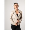 Kurtka skórzana damska Mauritius kość słoniowa biała MWLylli – Kurtki skórzane