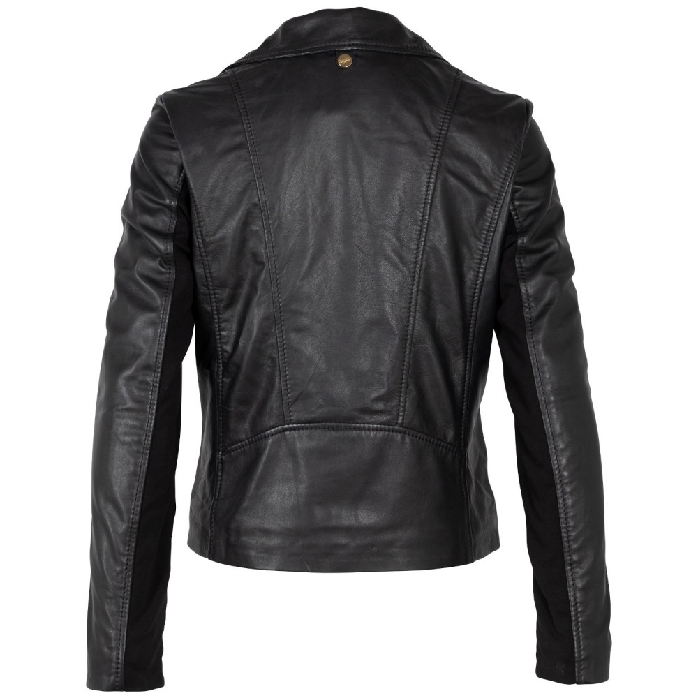 Kurtka skórzana damska Mauritius Czarna MWLylli - readytowear