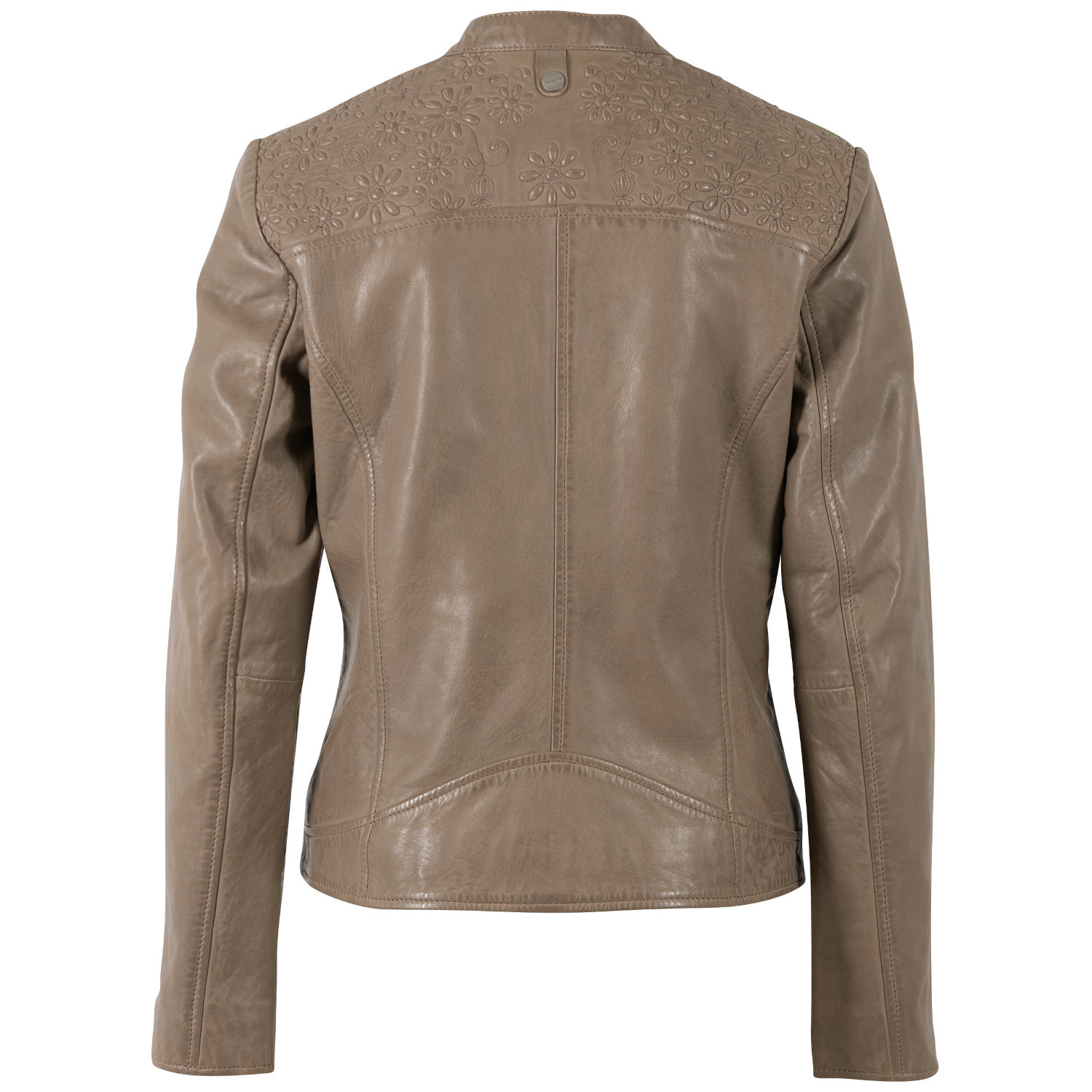 Kurtka skórzana damska Mauritius brązowa MWMabou – Kurtki skórzane