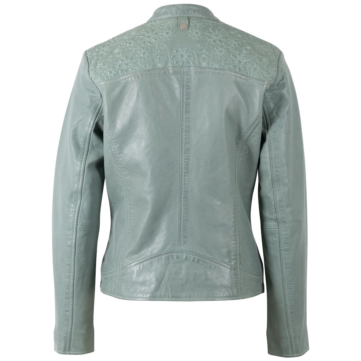 Kurtka skórzana damska Mauritius Dusty Green MWMabou – Kurtki skórzane