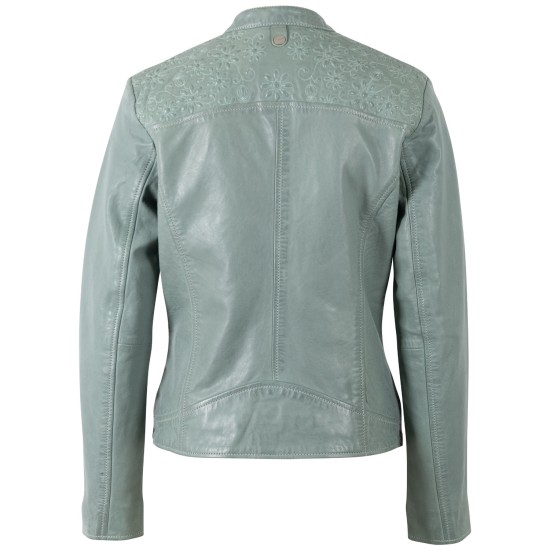 Kurtka skórzana damska Mauritius Dusty Green MWMabou