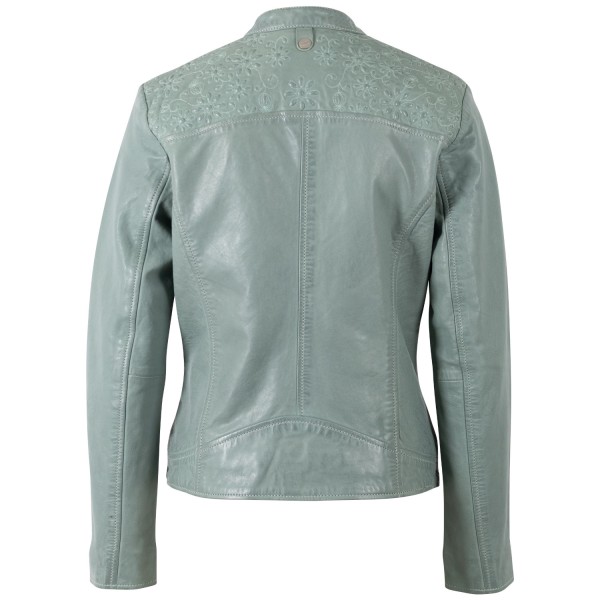 Kurtka skórzana damska Mauritius Dusty Green MWMabou