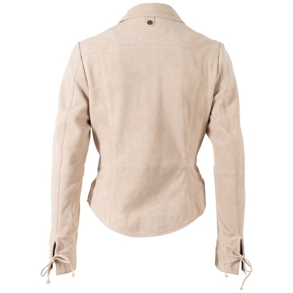 Koszula skórzana damska Mauritius beżowa MWMahali