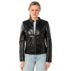 Kurtka skórzana damska Mauritius Czarna MWMair – Kurtki skórzane