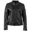 Kurtka skórzana damska Mauritius Czarna MWMair – Kurtki skórzane