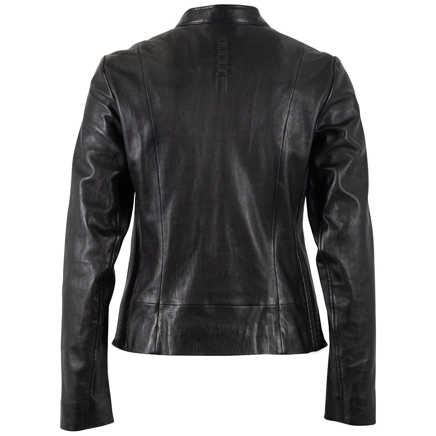 Kurtka skórzana damska Mauritius Czarna MWMair – Kurtki skórzane