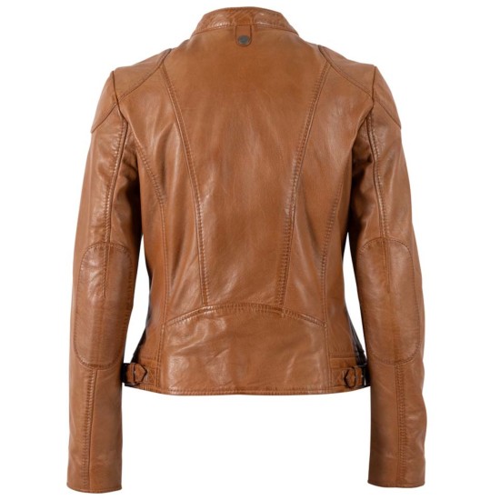 Kurtka skórzana damska Mauritius Cognac MWMaithe