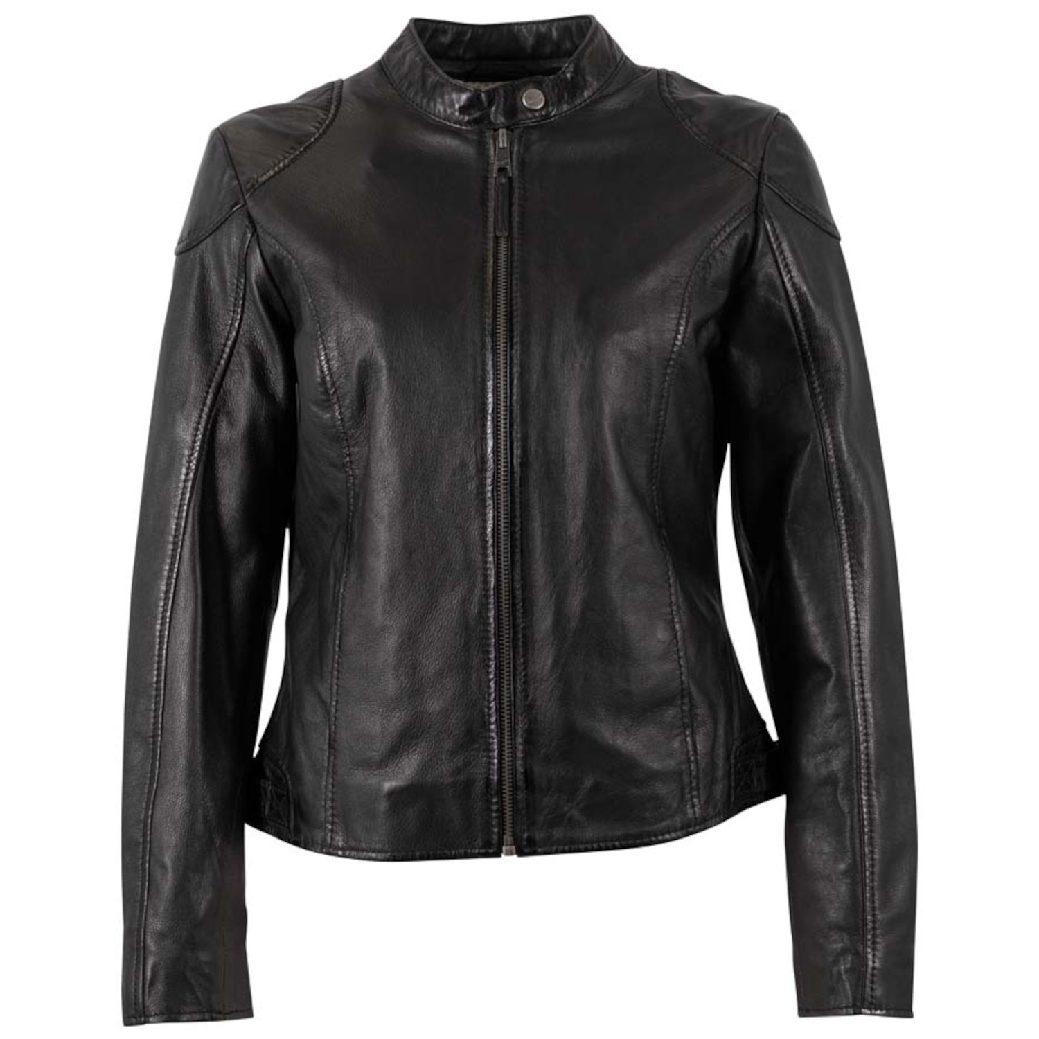 Kurtka skórzana damska Mauritius Czarna MWMaithe