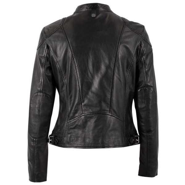 Kurtka skórzana damska Mauritius Czarna MWMaithe